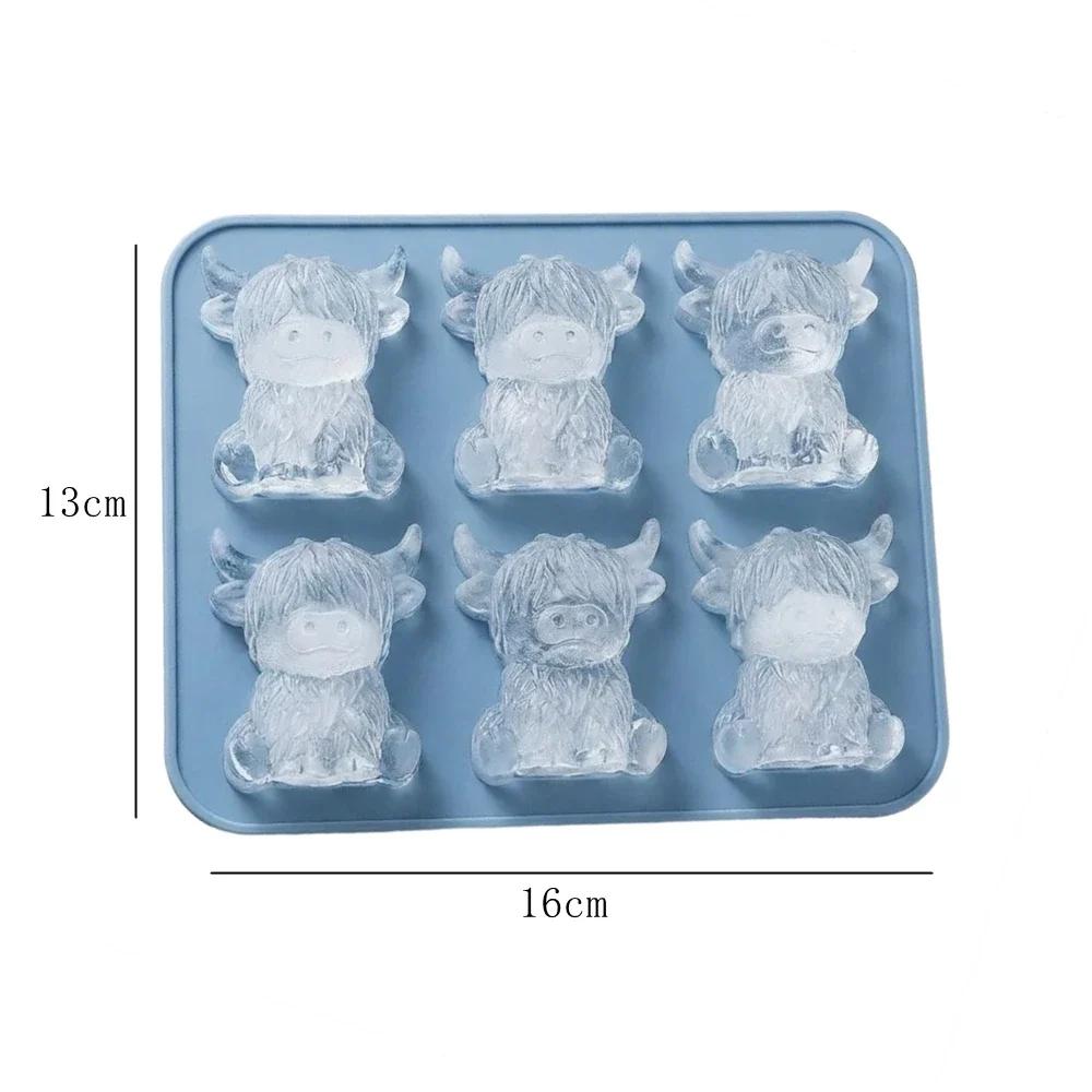 

New Cute Animal Cattle Ice Mould Bar Cafe Ice Maker