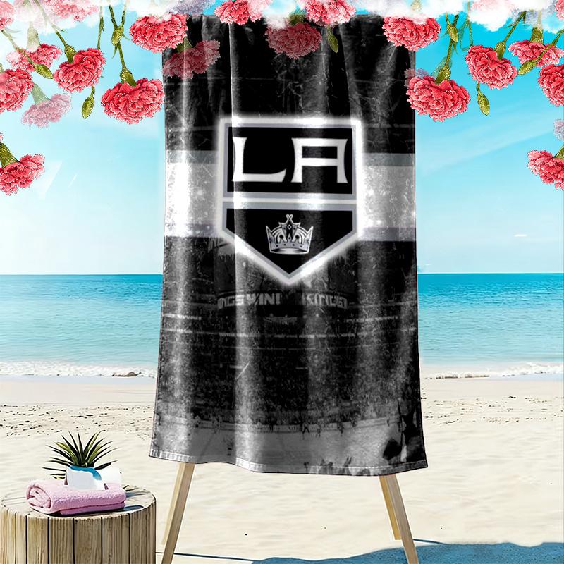 Los Angeles Kings Print Beach Towel Large Soft Quick Dry Towel For Beach Camping Swimming