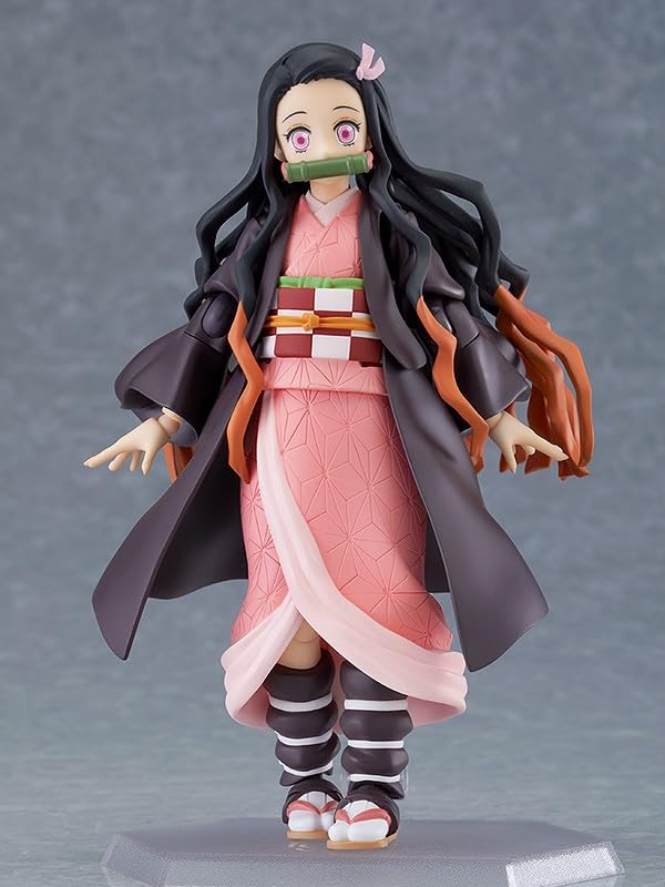Max Factory Figma Demon Kimetsu No Yaiba Nezuko Kamado Painted Movable Figure Slayer Non-scale ABS&PVC