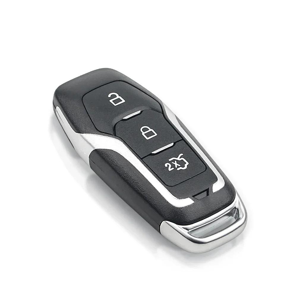 Keyless Go Smart Remote Car Key Shell Case 3/4/5 Buttons For Ford Fusion Explorer Edge Mustang Mondeo Kuka 2013-