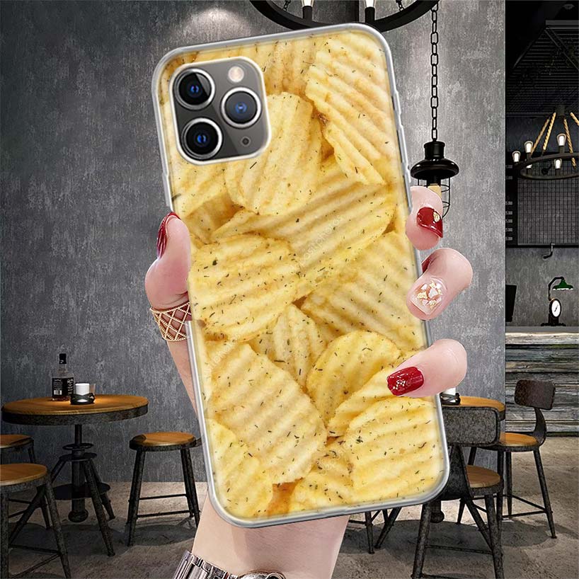 Food Fries Beer Cheese Sushi Cookie Soft Phone Case For IPhone 11 17 Air 16E 16 Pro Max 15 + 14 Plus 13 Mini 12 Apple 7 SE 8 Fun