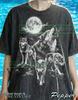 Vintage Wolf Comfort Colors® Tshirt, Wolf Lover Tees, Retro Howling Moon Sweater, Nature Y2K Tanktop, 2000s Wild Animal Graphic Gift