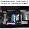 EDBETOS Aufbewahrungsbox für das Armaturenbrett, kompatibel mit Toyota Corolla Cross (XG10) 2022 2023 2024 und Corolla 2019-2024 E210 Zubehör ABS Kunststoff Material