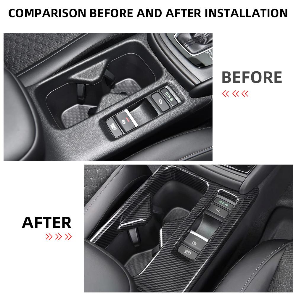 Voor Honda HRV HR-V 2025 2025 RHD Versnellingspookpaneel Cover Middenconsole Bekerhouder Frame Decoratie Sticker Trim Accessoires