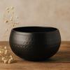 Singing Bowl Black Beaten 15cm