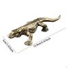 Messing Krokodil Figur Mini Tier Geschenk Metall Heimdeko Garten Ornament Aktion