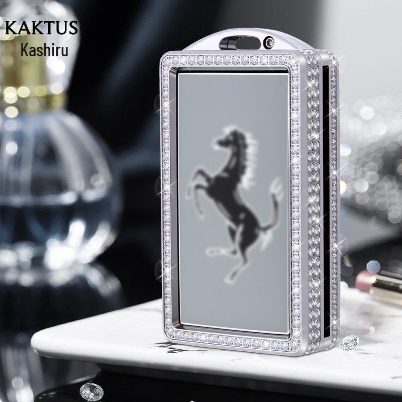 Ferrari Key Case: Stainless Steel Protection Shell for FUV, Roma, SF90, F8, 296 Sports Cars