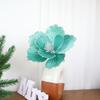 Fashion DIY Simulated Christmas Flower Exquisite Design Easy to Use Glitter Christmas Flower Crafted Artificial Flowers Wedding