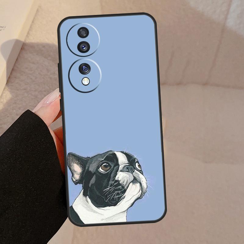 Englische Bulldogge Mops Für Honor 90 70 50 Lite Magic 5 Pro 8X 9X Handyhülle Für Honor X8a X9a X7a X6a X9 X7 X8 X9b