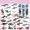 Realistic Ocean World Series Whale Penguin Shark Dolphin Octopus Crab Animal Figurines