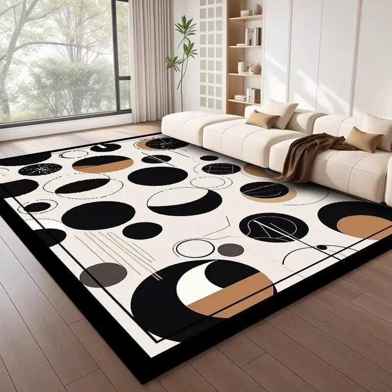 Nordic Style Geometric Carpet Washable Comfort Soft Mats Non-slip Mat for Living Room Decor Rug Entrance Floor Area Doormat