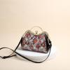 2025 Snakeskin Texture Women's Evening Clasp Crossbody Bag
