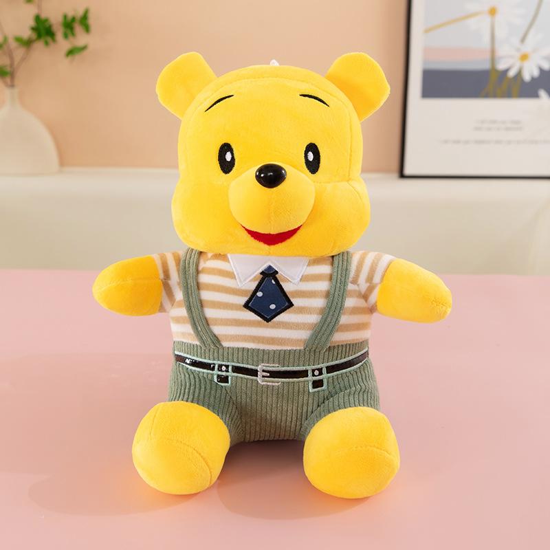 30cm Knuffel Winnie de Poeh Pluche Speelgoed Cartoon Anime Pop Grijpkraan Pop Cadeau voor Verjaardag Vriendin