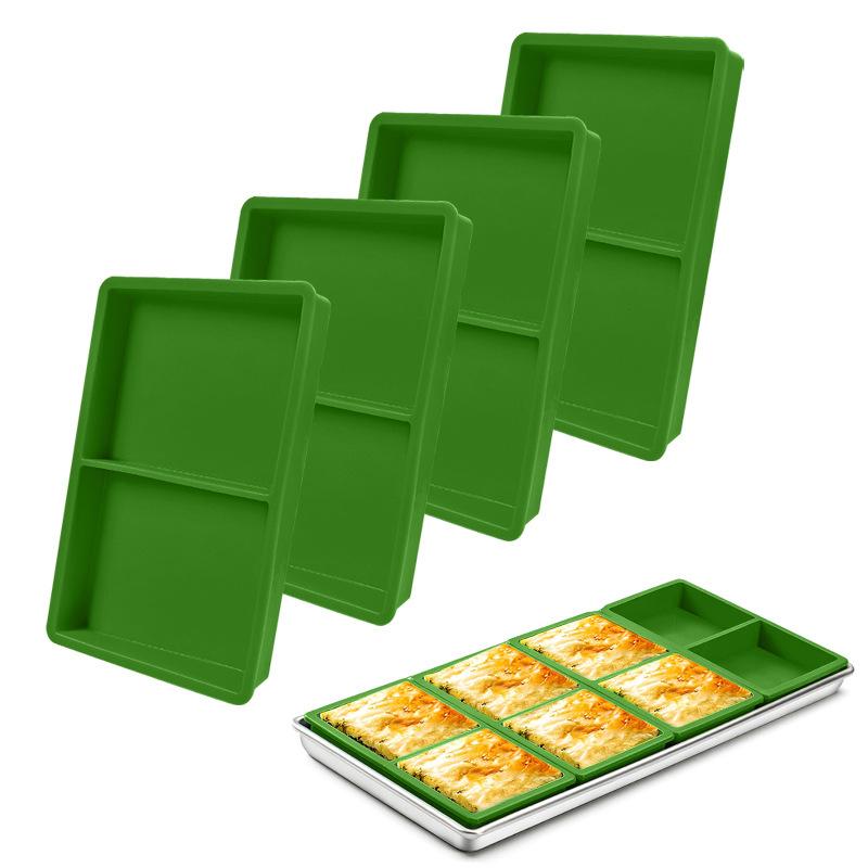 Divisori per Vassoi in Silicone Stampi per Alimenti in Silicone per Accessori Liofilizzatore Impilabili Articoli da Cucina per la Cottura