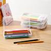Pencil Case Transparent Can Be Superimposed Large Capacity Student Pencil Case Multi-functional Sketch Art Brush Storage Box
