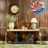 Patriotic 250th Anniversary Wreath Wooden Front Door Hanging Wreath 4th of July Independence Day Veterans Day Door Hanger Decoration