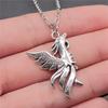 Pendentif Sagesse Hibou Aigle en Bronze Antique, Collier Collier Maman, Nouveauté Cadeau