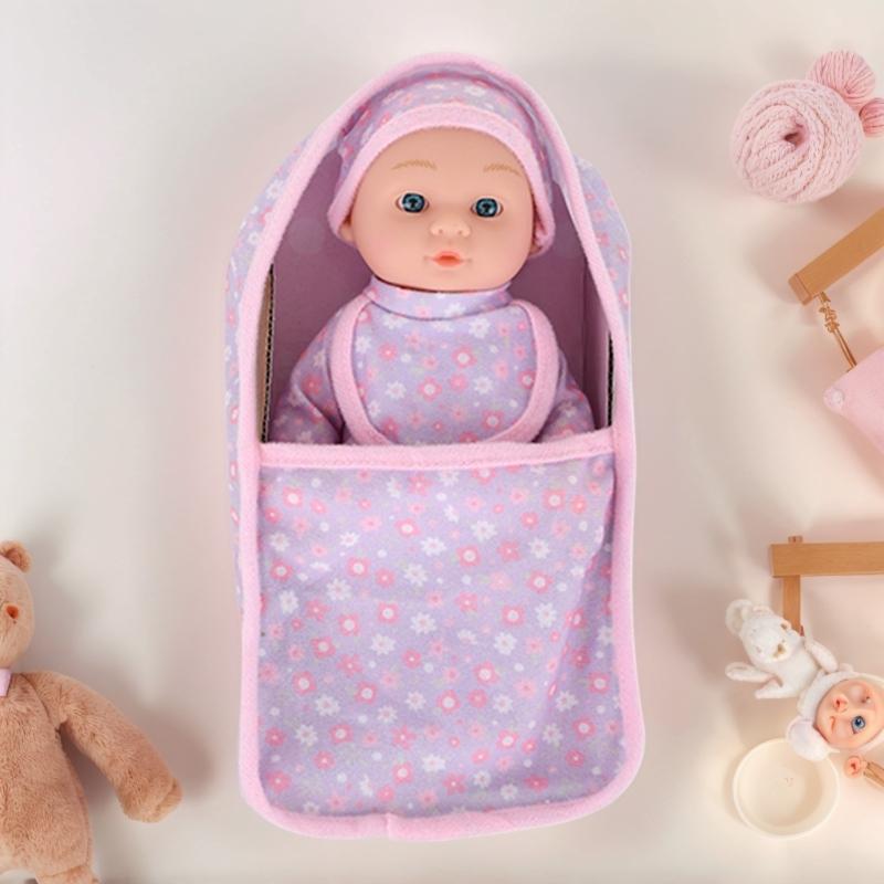 25CM Life Like Reborns Toy With Realistic Design Children Companion Doll For Pretend Play Game Nursery Room Decoration