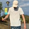 Fila Fitness Series Letter Print Breathable Round Neck Sports Short Sleeve T-Shirt Men Tops Starlight-White A11M421120FWT