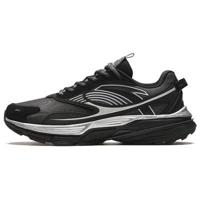 Cushioning Wear-Resistant Low-Top Casual Shoes Men's Gray Black Sneakers 112418891-4