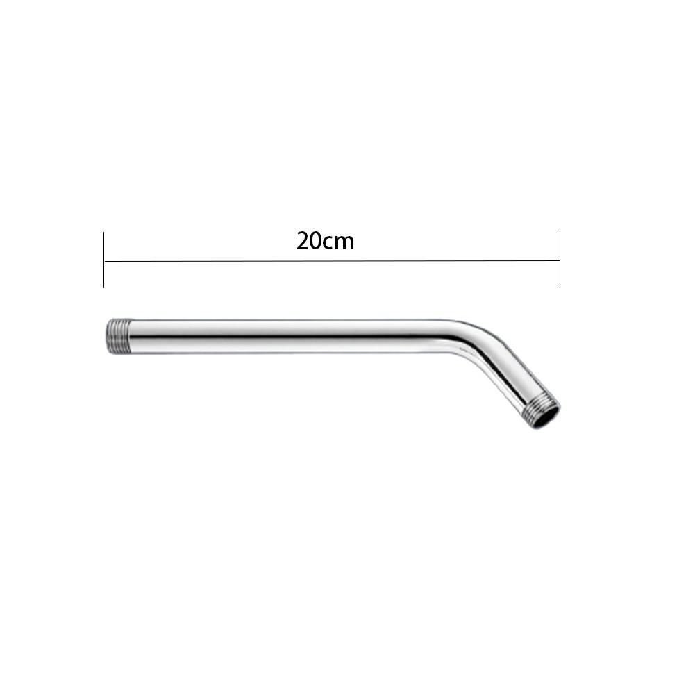 Shower Head Extension Pipe Tube Extender Stainless Steel 15-35cm Arm Tube