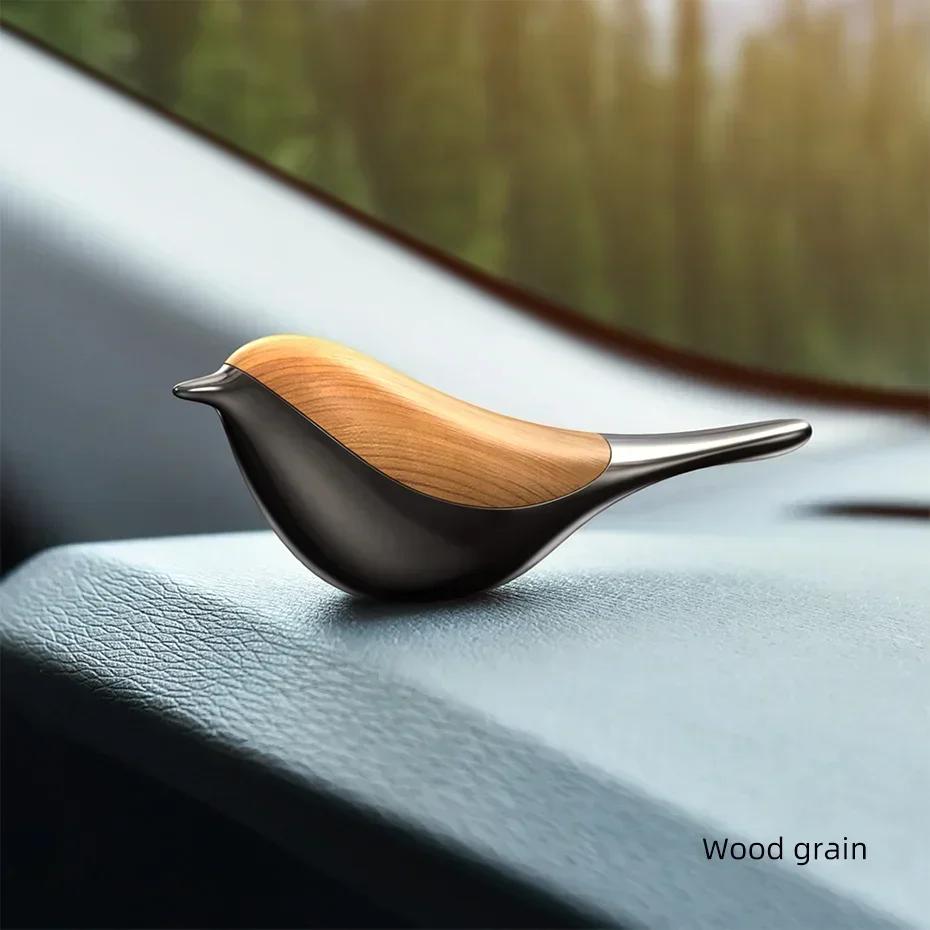 NEW Car Air Freshener Lucky Bird Aromatherapy Diffuser Alloy Magnetic Cap Auto Interior Fragrance Air Purification Accessories