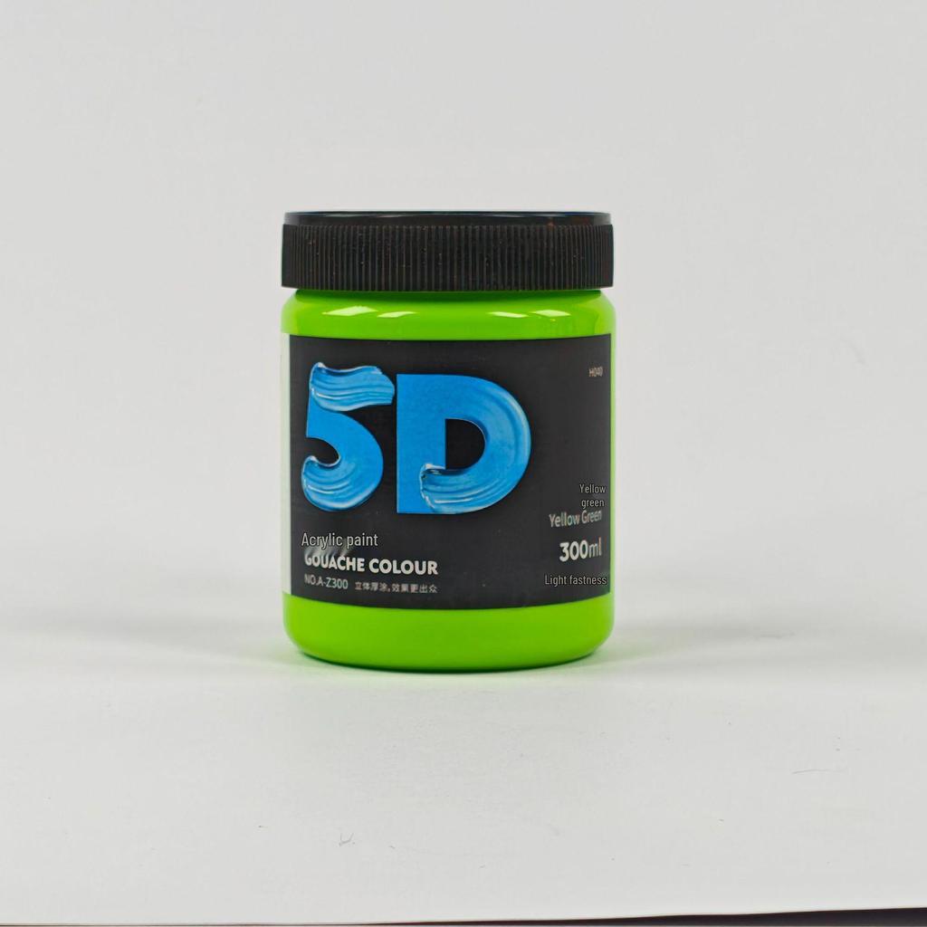 Lata de Pintura Acrílica de 300 ml: Impermeable, Ideal para Estudiantes de Arte, Proyectos de Bricolaje y Arte Pintado a Mano por Niños