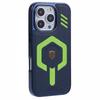 KIGC For iPhone 16 Pro Case Compatible with MagSafe Leather+PC+TPU Phone Cover