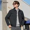 Herren Revers Workwear Daunenjacke mit 90% Entendaunen & Graphen