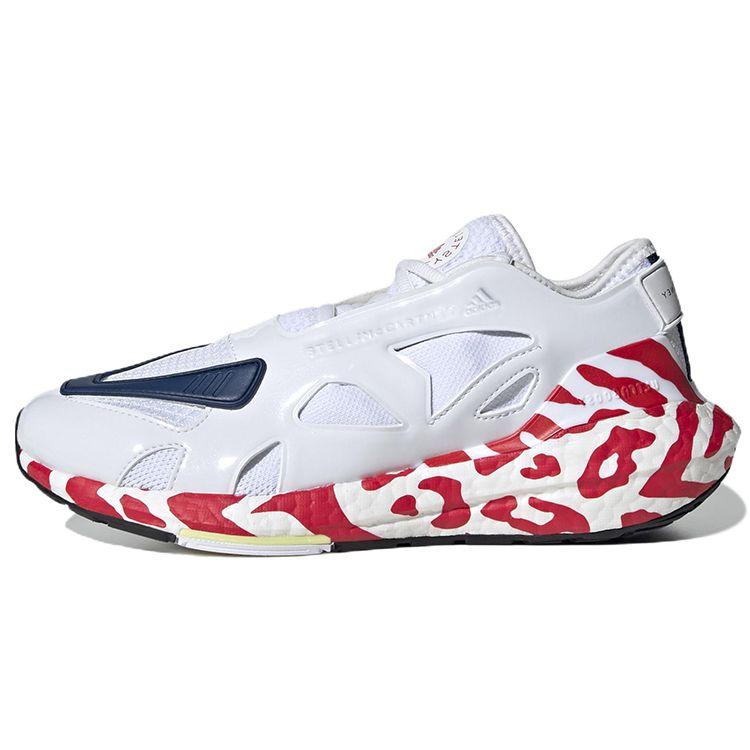 

adidas Stella McCartney x UltraBoost 22 Scarlet Leopard Женские кроссовки White Cloud-White Pearl-Citrine GV9156
