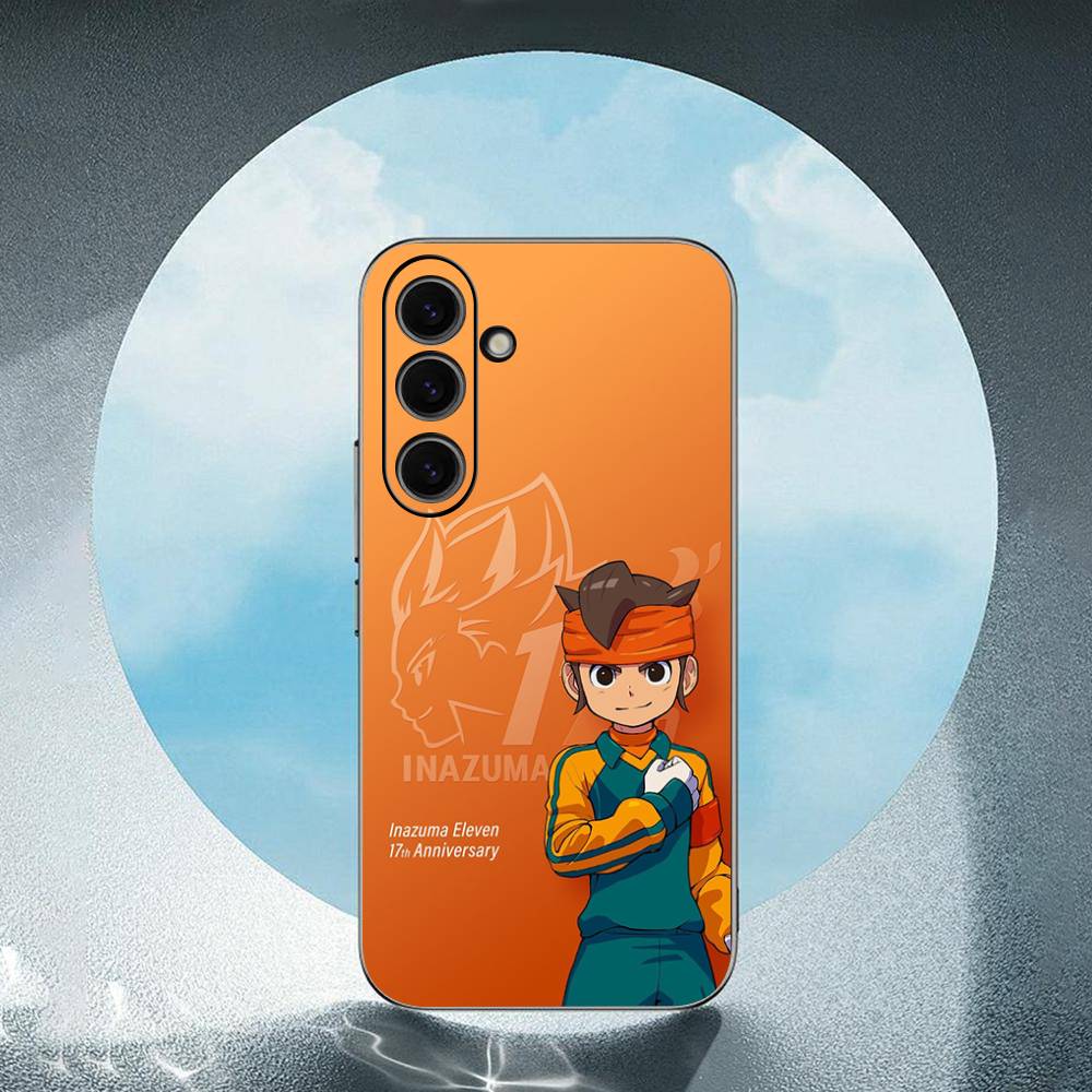 

A-Animation I-Inazuma E-Eleven For Samsung Galaxy S25 S24 S23 Ultra S22 S21 Plus S20 Black Soft Silicone Protective Case SamsungS22 plus 5G