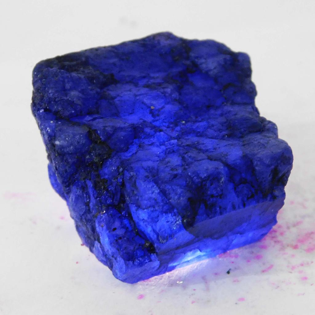 Blue Sapphire Natural 169.5 Ct Uncut Rough Earth Mined Loose Gemstone CERTIFIED