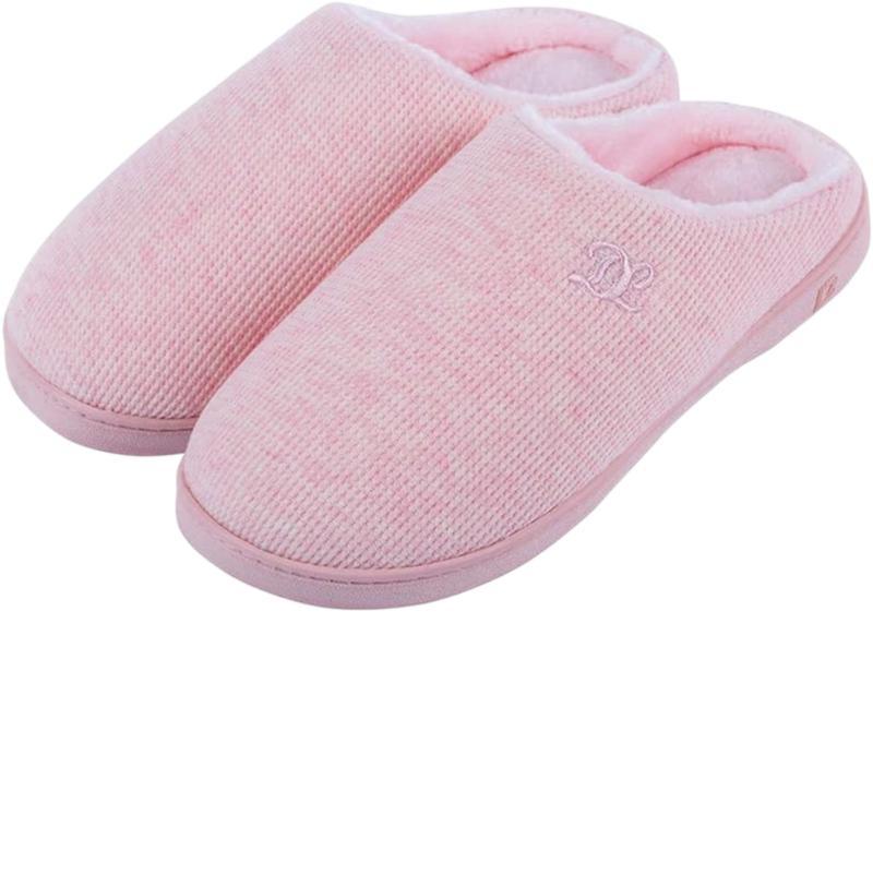 

Latex slippers are simple for men and women, absorb sweat in spring and autumn and summer, keep warm and non-slip, and step on shit for indoor home 36-37 рожевий