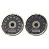 ELING 85mm Universeller GPS-Tachometer 0-160MPH 220km/h + Drehzahlmesser 0-8000RPM mit Rot Gelber Hintergrundbeleuchtung für Auto LKW Boot 9-32V