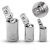 Universal Joint Swivel Socket Adapter Extension Bar Drive Converter 1/4 3/8 1/2 Head Chrome Vanadium Steel Auto Repair Tools