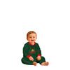 Christmas Print Family Matching Plush Loungewear Set, Parent-Child Holiday Pajamas