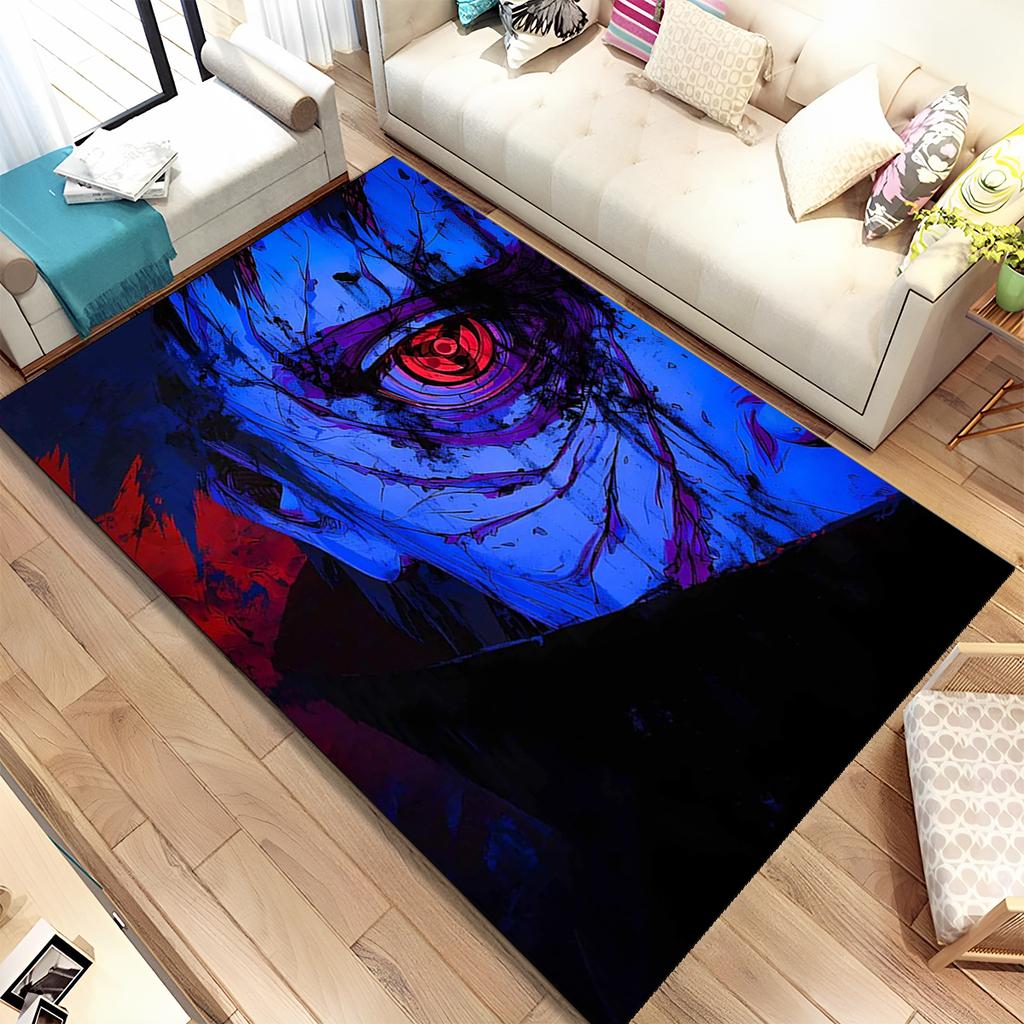 3D I-Itachi Cartoon Japan Anime Carpet Rug for Living Room Bedroom Home Sofa Decoration,Kids Play Non-slip Floor Mat