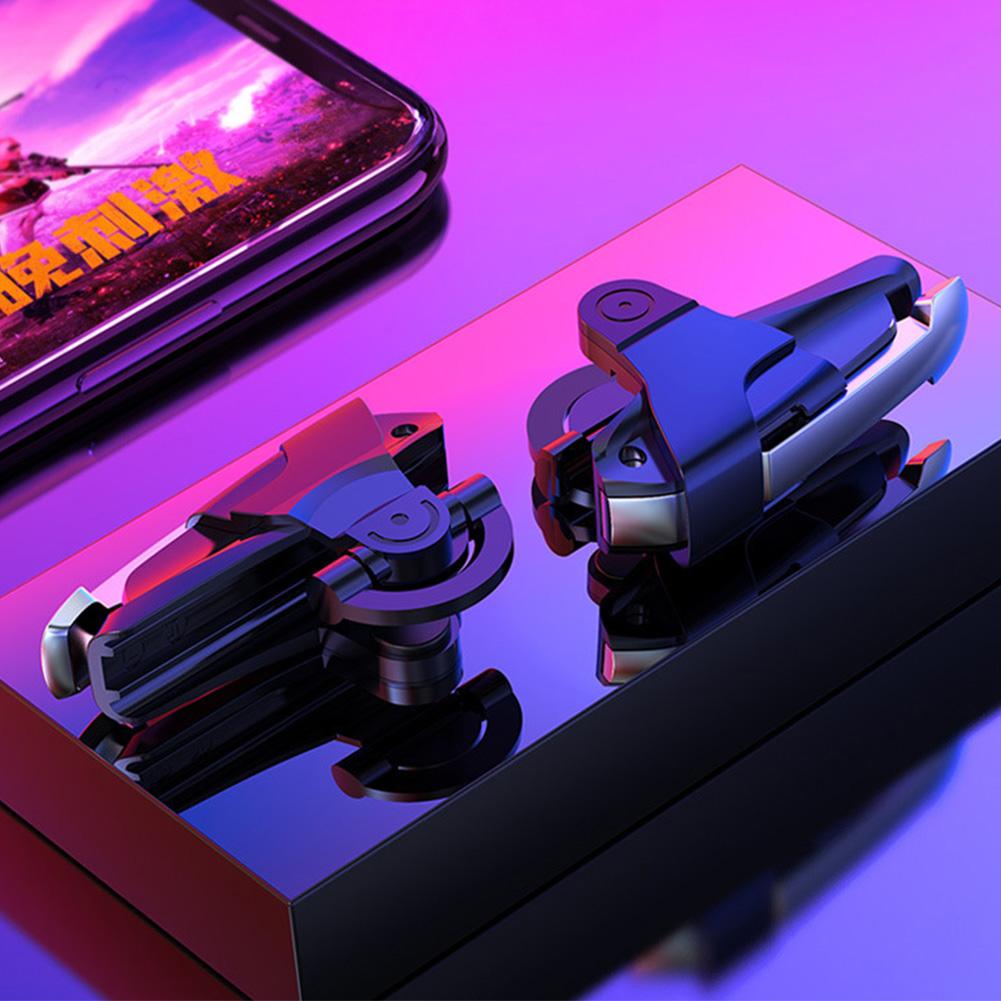 1Pair Mobile Game Triggers Stimulus Battlefield Gen 2/3 Controller Metal Shooting Buttons for Phone Gaming