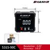 SHANHR Neuer Winkelmesser 360 Grad Mini Elektronischer Digitaler Winkelmesser Neigungsmesser Winkel Finder Messgerät Messbox