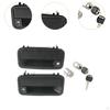 15742230 Exterior Door Handles with Lock Cylinders Repair Parts Replacement Keys 15742229 2