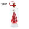 Christmas Exchange Gift Ideas Recordable Message in A Bottle, Voice Recording Holiday Keepsake with Glass Snow Decoration Playback Cork, Snowy