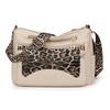 Large Capacity Women's Shoulder Bag Nylon Crossbody Bag Leopard Print Small Bag Mother Bag