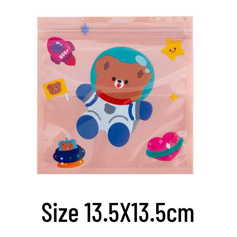 

Корейский милый медведь мешок для закусок и конфет с застежкой-молнией для мелких предметов 13.5*13.5