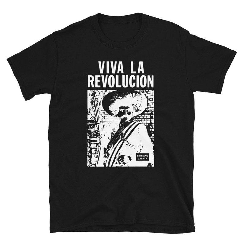 

230 Gsm 100% Cotton Viva La Revolucion Shirt XXS чёрный