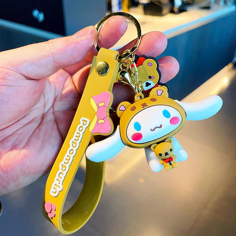 Adorable Cartoon Strawberry Bear Keychain Creative Gift Bag Charm For All Occasions