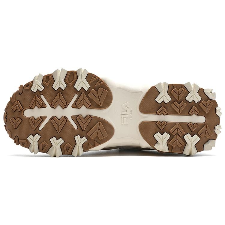 FILA Oakmont 2 Oakmont Textile, Synthetic Leather, TPU Low top Casual Shoes Women's White Brown F12W312109FWM
