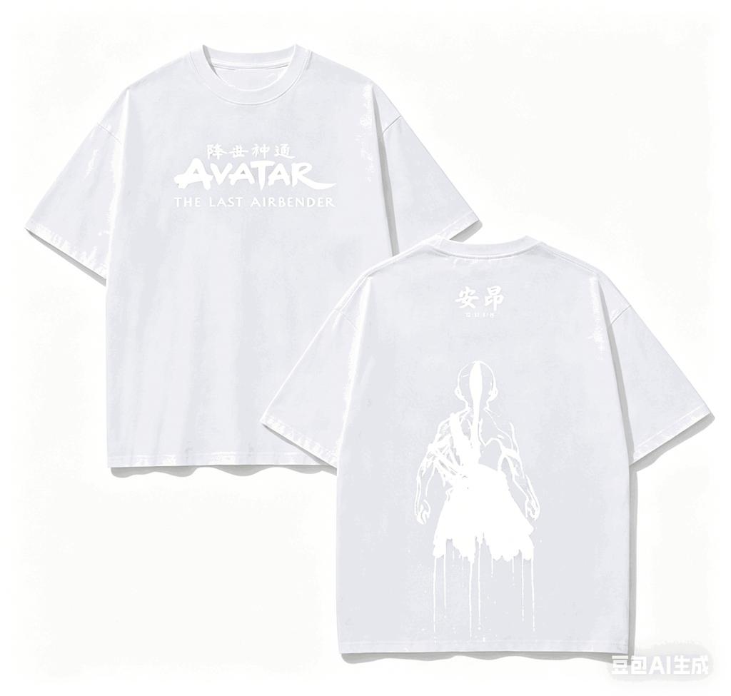 Avatar The Last Airbender T shirt personality Clothes New Model Anime T-shirt Yearround clothing Plus Size Unisex Streetwear Trendy Couples