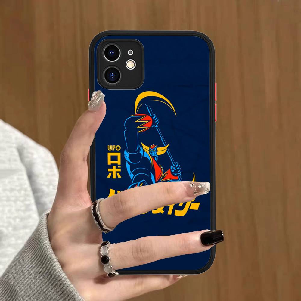 UFO R-Robot G-Goldorak For IPhone Air 16 15 14 Plus 13 12 11 Pro Max Matte Cover Jelly Shockproof Phone Case