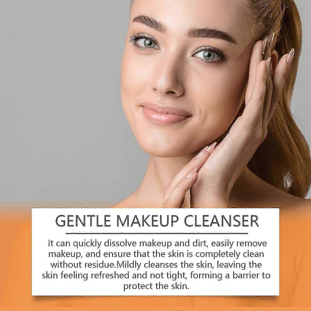 Gentle Rice Makeup Remover with Aloe Vera & Lemon Extract Hydrating, Fast-Acting Cleansing Water for All Skin Types Removes Stubborn Makeup & Impuri
