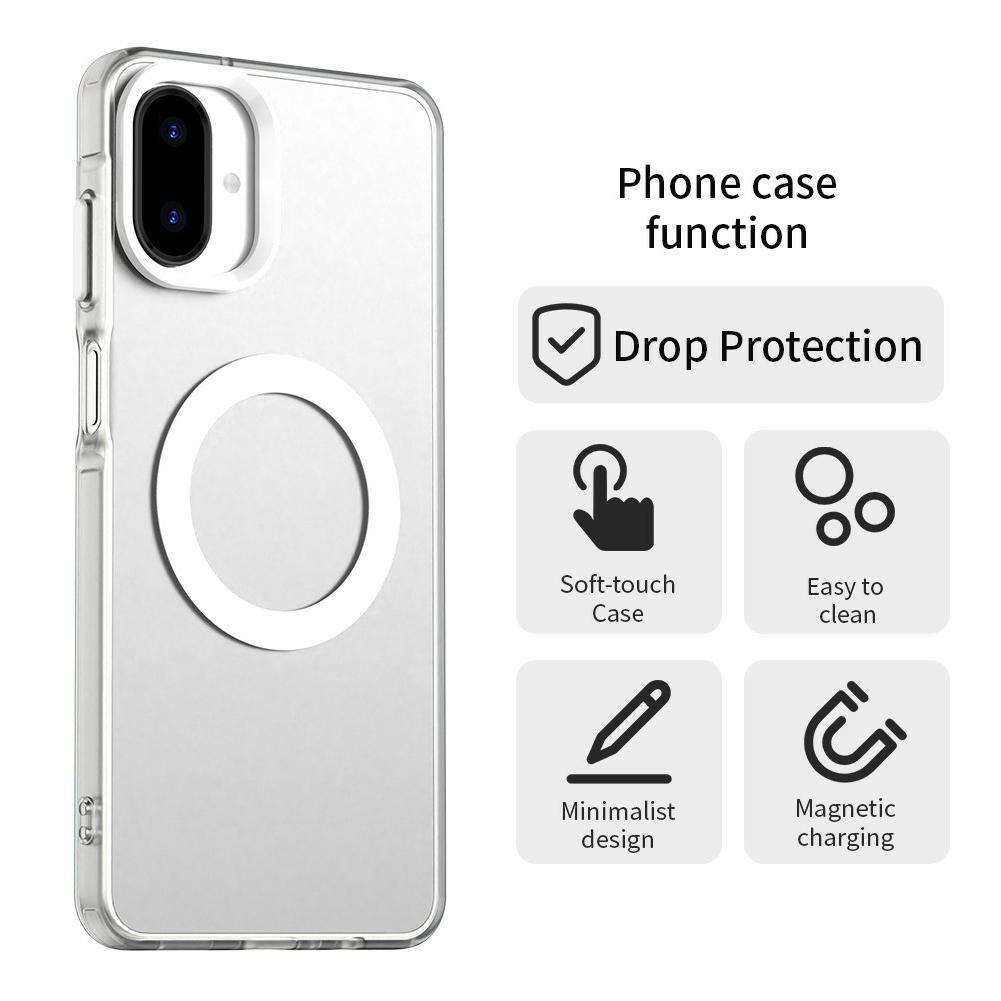 For Samsung Galaxy A07 4G Case Compatible with MagSafe Anti Drop Hybrid Phone Back Cover